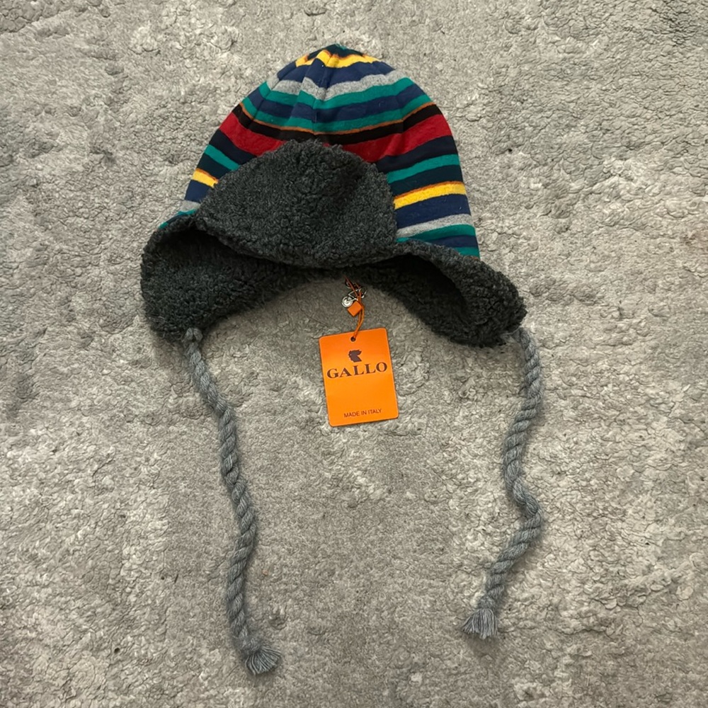 GALLI BABY/TODDLER HAT UNISEX STRIPED COLORS BOY/GIRL
